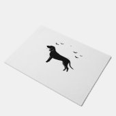 Paillasson Bluetick Chien - Halloween Lune Silhouette Classic (Incliné)