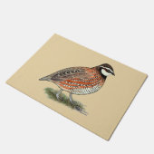Paillasson Bobwhite Quail Rooster (Incliné)