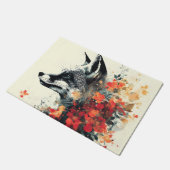 Paillasson Boho Floral Fox Faune Nature (Incliné)