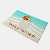 Paillasson Boire Un Parapluie La Fête Commence Ici (Incliné)