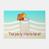 Paillasson Boire Un Parapluie La Fête Commence Ici (Devant)