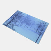 Paillasson Bois d'hiver enneigé (Incliné)