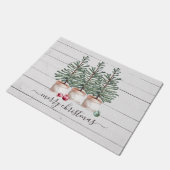 Paillasson Bois rustique Noël Arbres Noël Noël (Incliné)