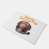 Paillasson Bon thanksgiving Chat Turquie Fête Automne Classiq (Incliné)