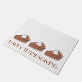 Paillasson Bon thanksgiving Citrouille Pie Automne Vacances d (Incliné)