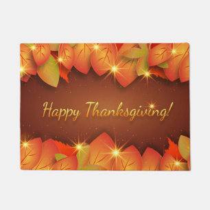 Paillasson Bon thanksgiving L'automne quitte les vacances