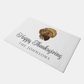 Paillasson Bon thanksgiving rustique de Turquie Vintage (Incliné)