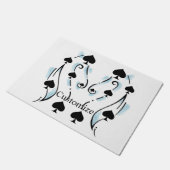 Paillasson Bonafide Black Spades Style tatouage Thunder_Cove (Incliné)