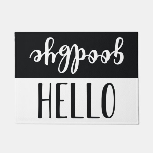 Paillasson Bonjour au revoir (Devant)