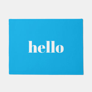 Paillasson Bonjour Blue Welcome Mat