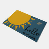 Paillasson Bonjour Sunshine Welcome Mat, Réchauffement ménage (Incliné)