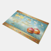 Paillasson Bonne décoration festive du Festival d'Hanoukka (Incliné)