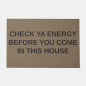 Paillasson Bonne énergie uniquement (Devant)