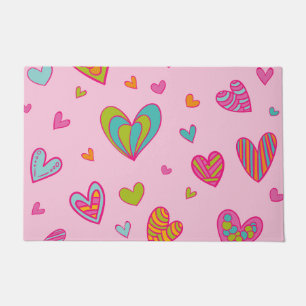 Paillasson Bonne Saint Valentin 2023 Avec amour du coeur