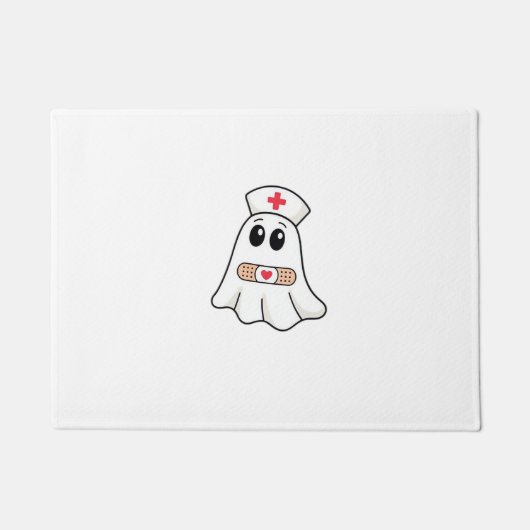 Paillasson BOO CREW Ghost Nurse Funny Halloween Essentiel (Devant)
