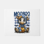 Paillasson Boo Halloween Vache Éffrayante Highland (Devant)