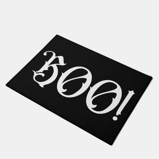 Paillasson Boo noir et blanc ! (Incliné)