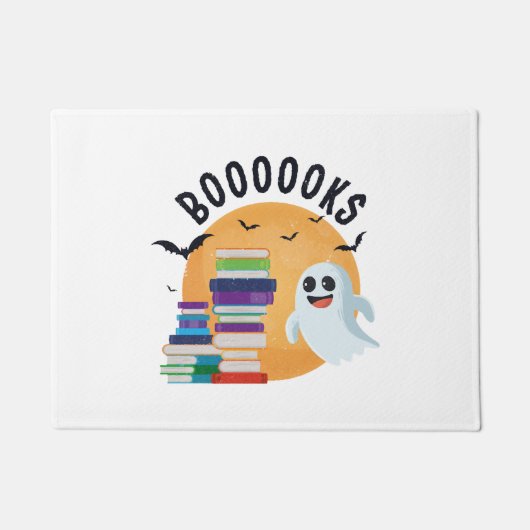 Paillasson Boooooks Halloween, Booooks Joyeux Halloween (Devant)