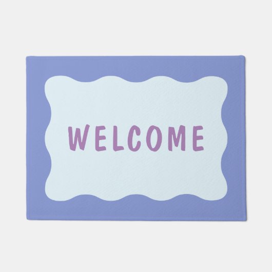 Paillasson Bordure ondulée mignonne (Devant)