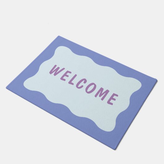 Paillasson Bordure ondulée mignonne (Incliné)