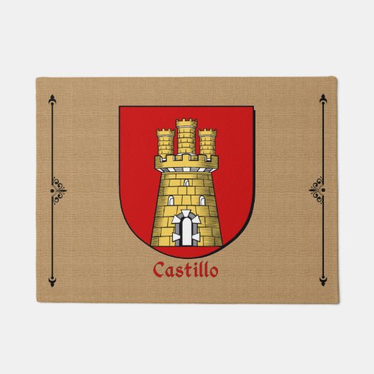 Paillasson Bouclier historique de Castillo sur Arrière - plan (Devant)