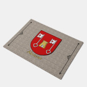 Paillasson Bouclier historique de l'Alcazar sur cobblestone (Incliné)