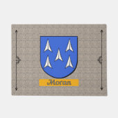 Paillasson Bouclier historique moran sur pierre coblestone (Devant)