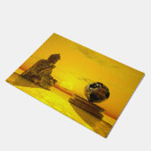 Paillasson Bouddha méditant pour la terre (Incliné)