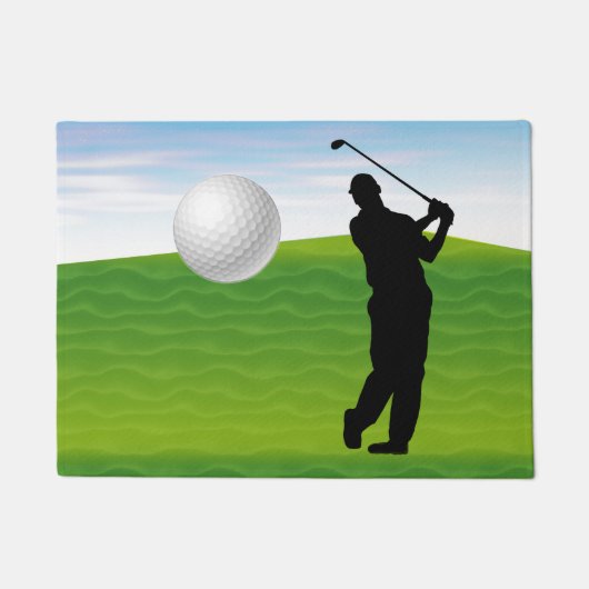 Paillasson Boule de golf venant à vous (Devant)