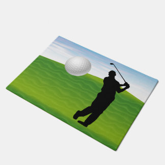 Paillasson Boule de golf venant à vous