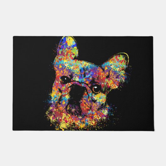 Paillasson Bouledogue français - chien de Frenchie (Devant)