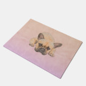 Paillasson Bouledogue français - chien de Frenchie (Incliné)
