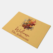 Paillasson Bouquet d'automne Mat de bienvenue (Incliné)