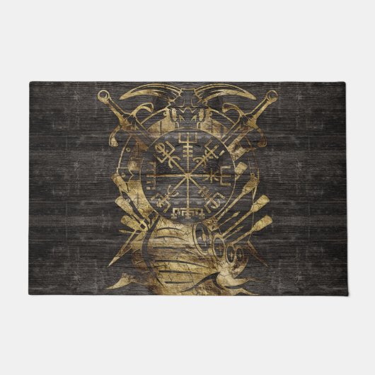 Paillasson Boussole de navigation de Vegvisir - de Viking (Devant)