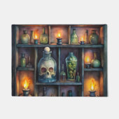 Paillasson Bouteilles de potion gothique - Apothécaire foncé (Devant)