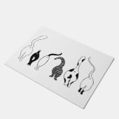 Paillasson Boutons de chat (Incliné)