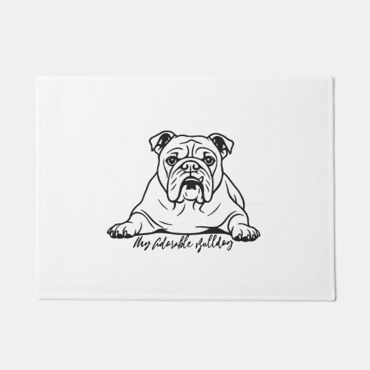 Paillasson Bouvier adorable (Devant)