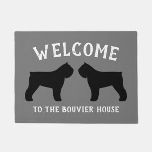 Paillasson Bouvier des Flandres Chien race Silhouettes