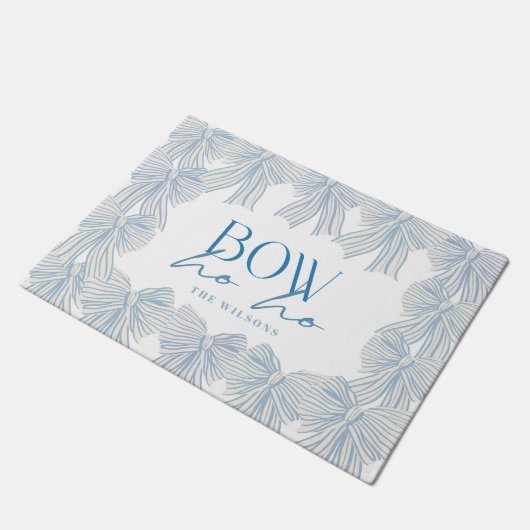 Paillasson Bow Ho Blue Bows Noël (Incliné)