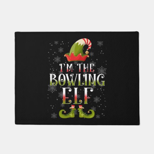 Paillasson Bowling Elf Christmas (Devant)