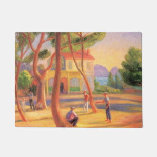 Paillasson Bowling Game à La Ciotat dans le sud de la France