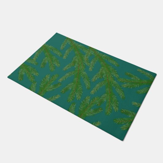 Paillasson Branches Festive Green Fir Tree (Incliné)
