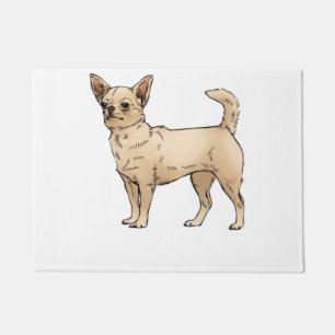 Paillasson Brave Chihuahua Blue