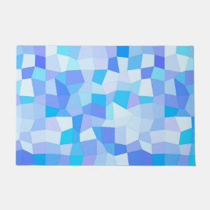 Paillasson Bright Blues Mosaic