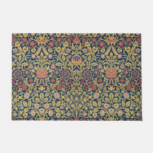 Paillasson Bright Violet and Columbine (par William Morris) (Devant)