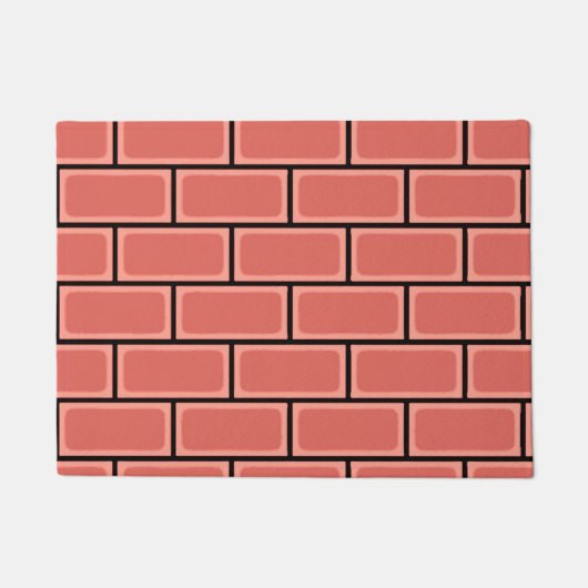 Paillasson Brique de mur (Devant)