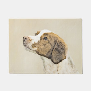 Paillasson Brittany Paining - Un joli art original de chien