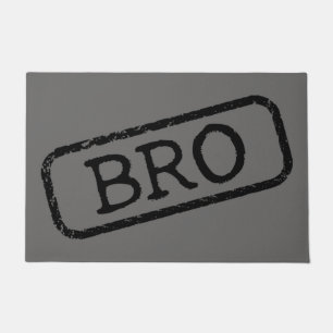 Paillasson "Bro" estampé et approuvé