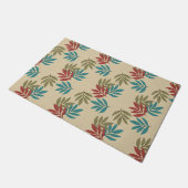 Paillasson Brochures en couleur vert, Turquoise, rouge (Incliné)
