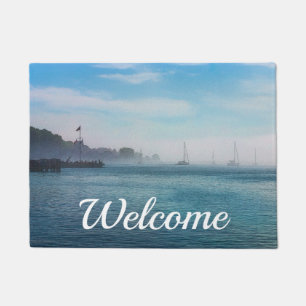 Paillasson Brouillard au port de Mackinac Welcome Doormat